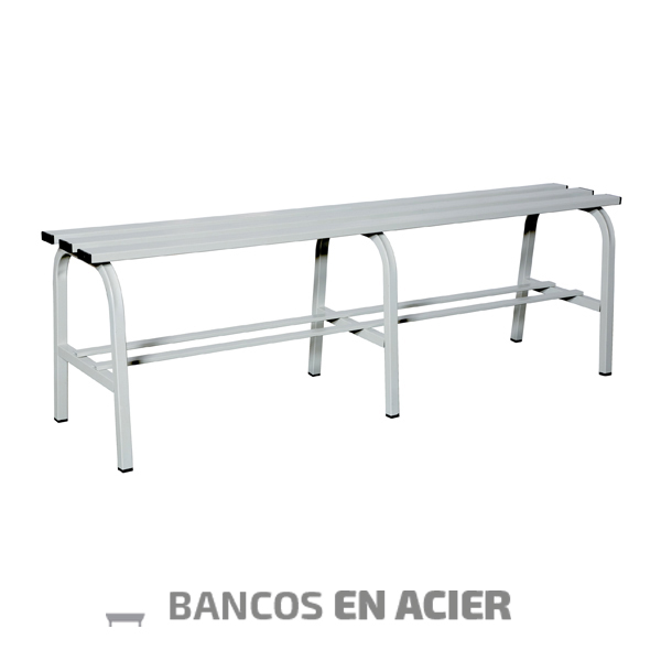 Bancos en acero